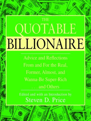cover image of The Quotable Billionaire